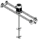 Edelstahtraverse für IBC-Container