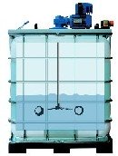 Containerr&uuml;hrwerk auf IBC-Container