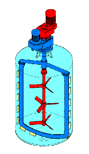 Koaxialrührwerk mit zwei Antrieben