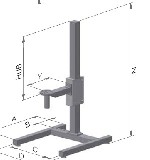 Bodenstativ Prinzipdarstellung